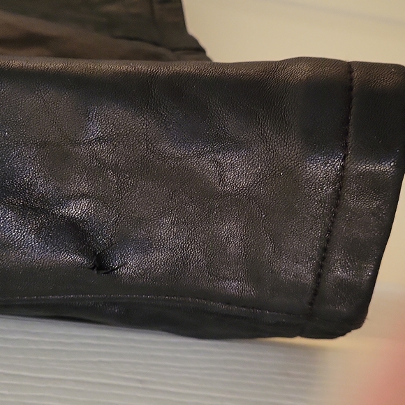 SEA DREAM BLACK BUTTER SOFT LEATHER JACKET - Picture 4 of 14